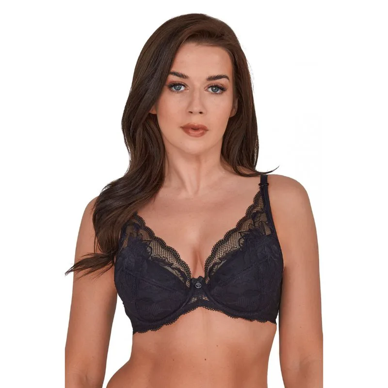 Σουτιέν Push-Up με δαντέλα | BS0-1200 ΜΑΥΡΟ