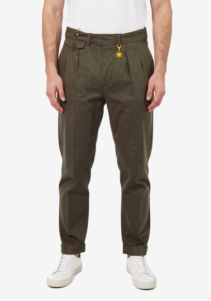 Manuel Ritz Παντελόνι της σειράς Tinto - 3832P1668TC 39 Khaki