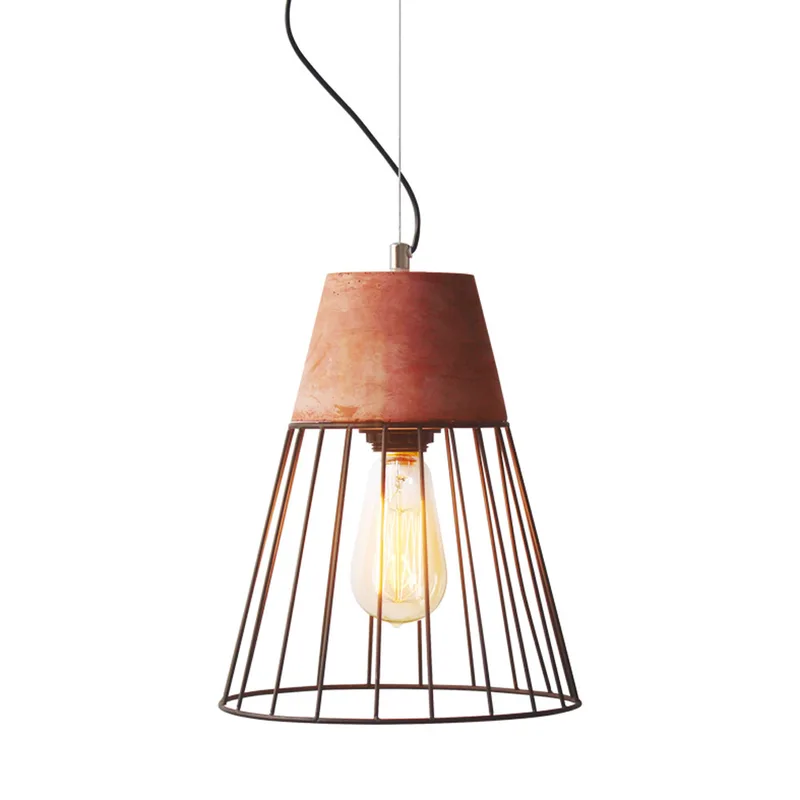 Φωτιστικό Οροφής Μονόφωτο Aca Loren KS178325RB Black Mat/Cement