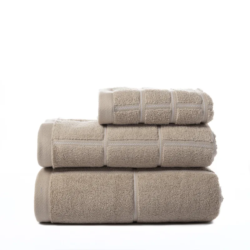 Σετ πετσέτες 3τεμ. FLUFFY Light Taupe