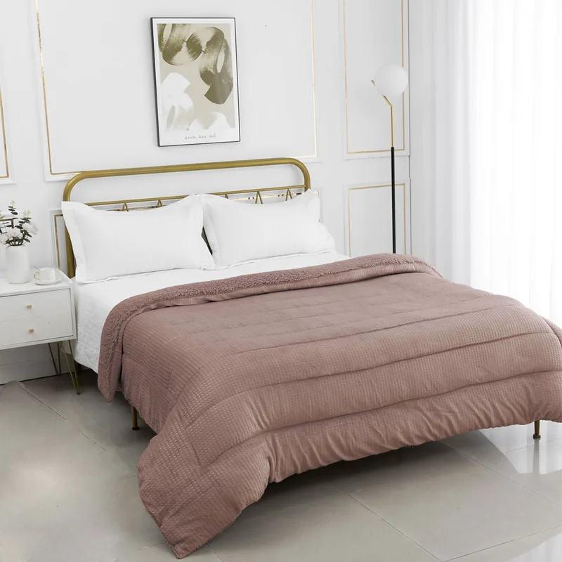 Κουβερτοπάπλωμα Υπέρδιπλο (220x240) Silk Fashion Damask Syklamen