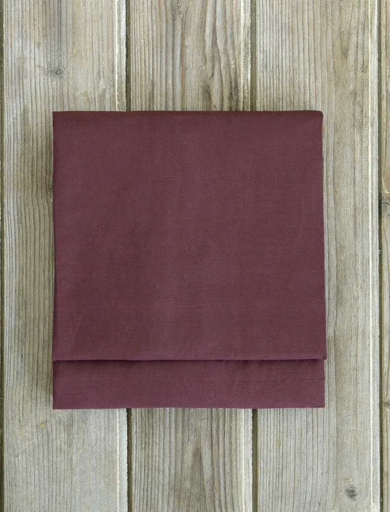 Σεντόνι King Size Nima Unicolors Deep Bordeaux 270x280