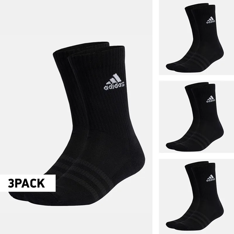 adidas Cushioned Crew 3 - Pack Unisex Κάλτσες (9000137577_1480)