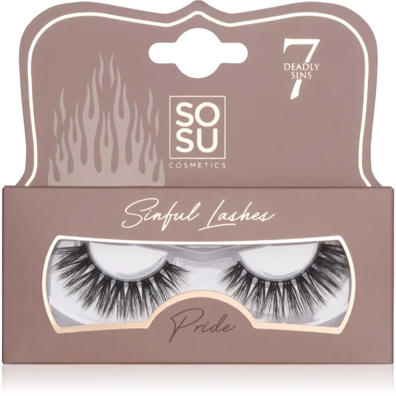 SOSU Cosmetics 7 Deadly Sins Lashes τεχνητές βλεφαρίδες Pride 1 τμχ