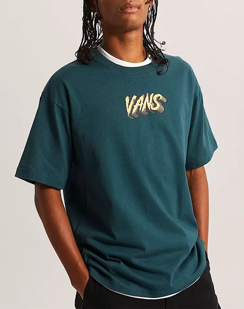 VANS STONE SWIRL LOOSE SS TE VN000VY1FRJ1-VNFRJ DarkGreen