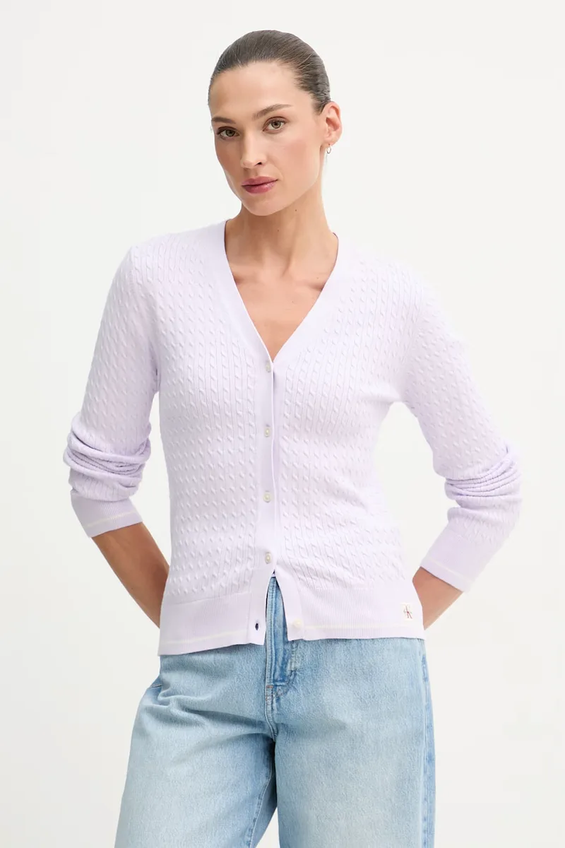 Calvin Klein Jeans ζακέτα Γυναικεία με βαμβάκι