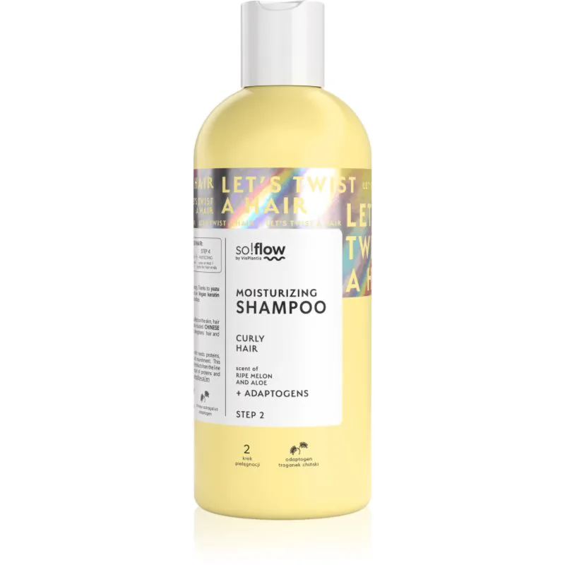 so!flow Curly Hair Nourishing Shampoo θρεπτικό σαμπουάν για σγουρά μαλλιά 400 ml