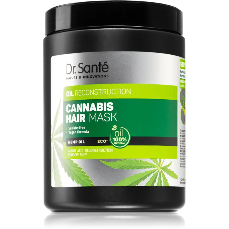 Dr. Santé Cannabis αναγεννητική μάσκα για κατεστραμμένα μαλλιά 1000 ml