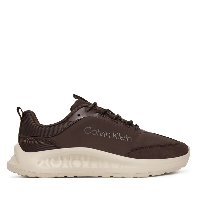 Αθλητικά Calvin Klein Light Eva Runner Nyl-Sue HW0HW03149 Καφέ