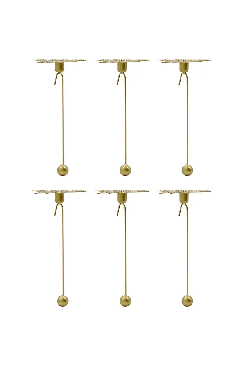 Διακοσμητικό κρεμαστό κηροπήγιο House Doctor HDLeaves 15,5 x 7,5 cm 6-pack