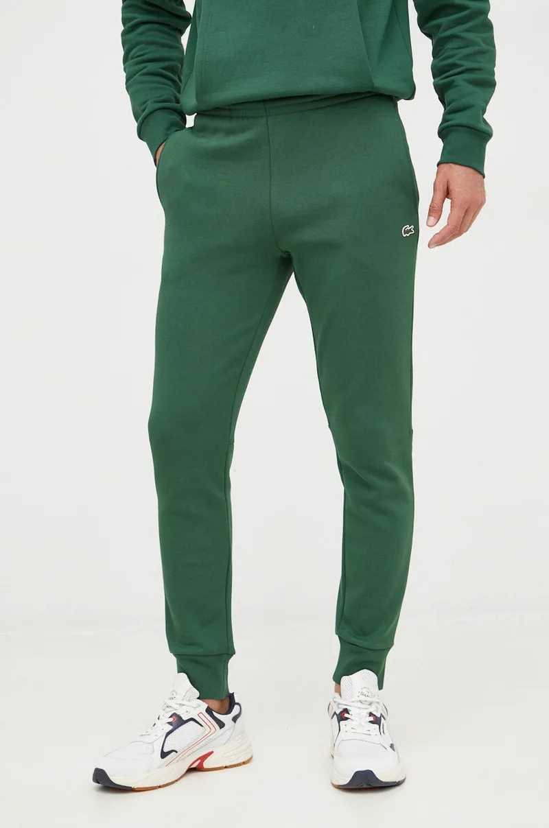 Lacoste Παντελόνι επίσημο ανδρικό με βαμβάκι