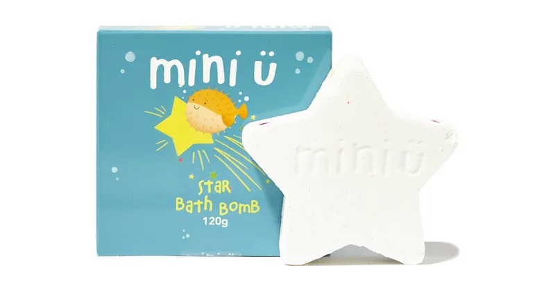 Mini-U Bath Bomb Star bath bomb for children 120 g