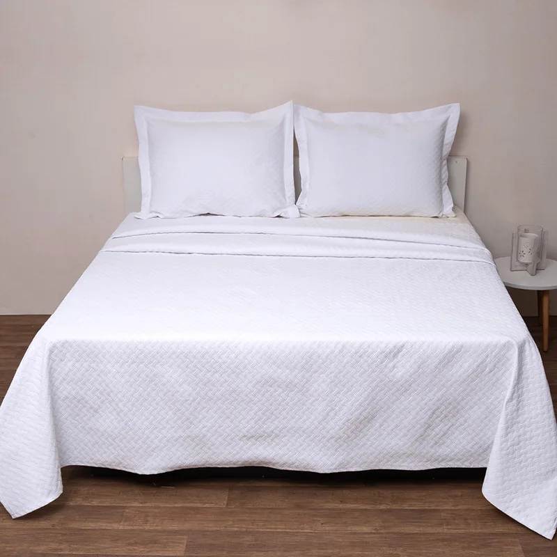 Κουβερτόριο Υπέρδιπλο 230X270 Viopros Δηλος Λευκό (230x270)
