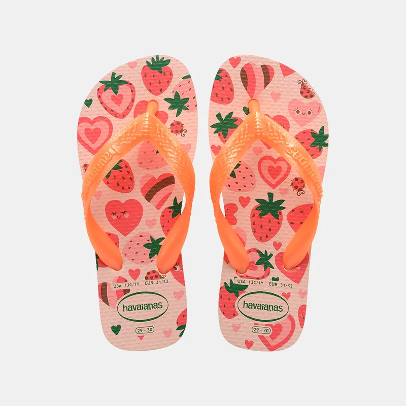 Havaianas K Flores Pink/Confeti Παιδικές Σαγιονάρες (9000257990_91210)