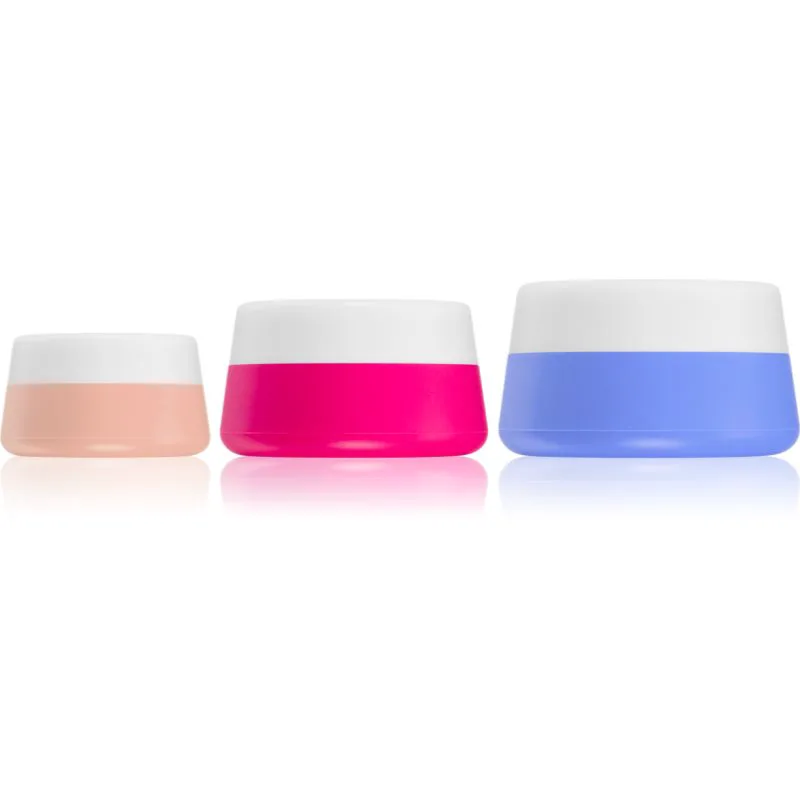 Notino Travel Collection Silicone Travel Jars Set επαναχρησιμοποιούμενα δοχεία ταξιδίου