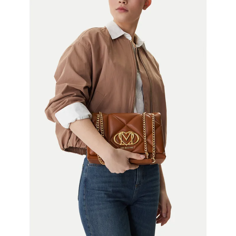 Τσάντα LOVE MOSCHINO JC4041PP1OLC0200 Καφέ