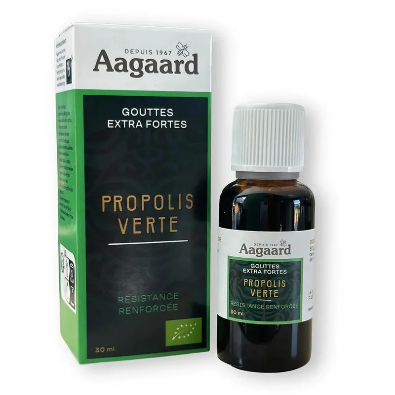 Aagaard Propolis Gocce Extra Strong Organic Green Propolis 30ml
