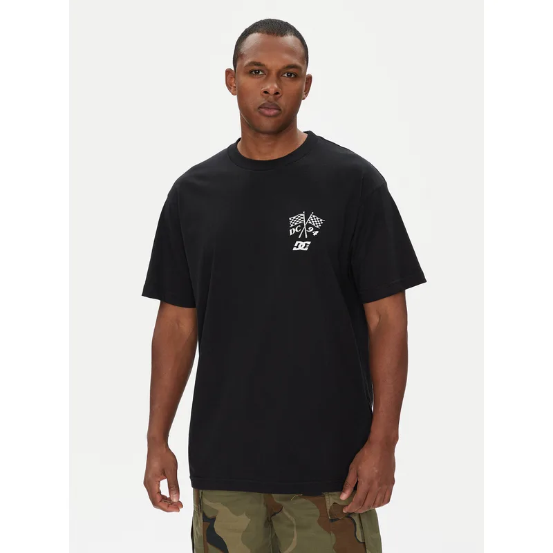 DC Shoes T-Shirt ADYZT05467 Μαύρο Regular Fit