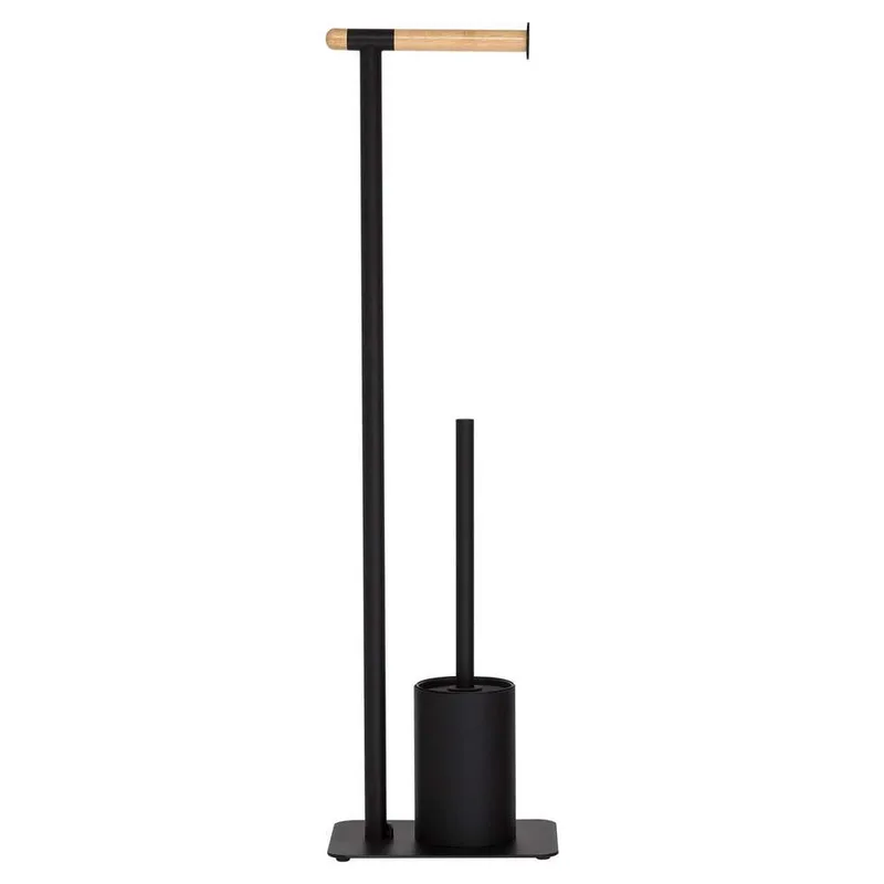 Πιγκάλ Με Χαρτοθήκη Μεταλλικό 15x20x71εκ. Brix Black Sealskin 362473619 (Υλικό: Μεταλλικό, Χρώμα: Μαύρο) - sealskin - sl-362473619