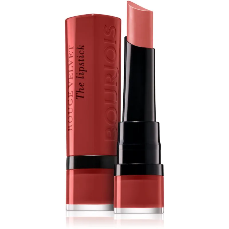 Bourjois Rouge Velvet The Lipstick ματ κραγιόν απόχρωση 12 Brunette 2,4 γρ