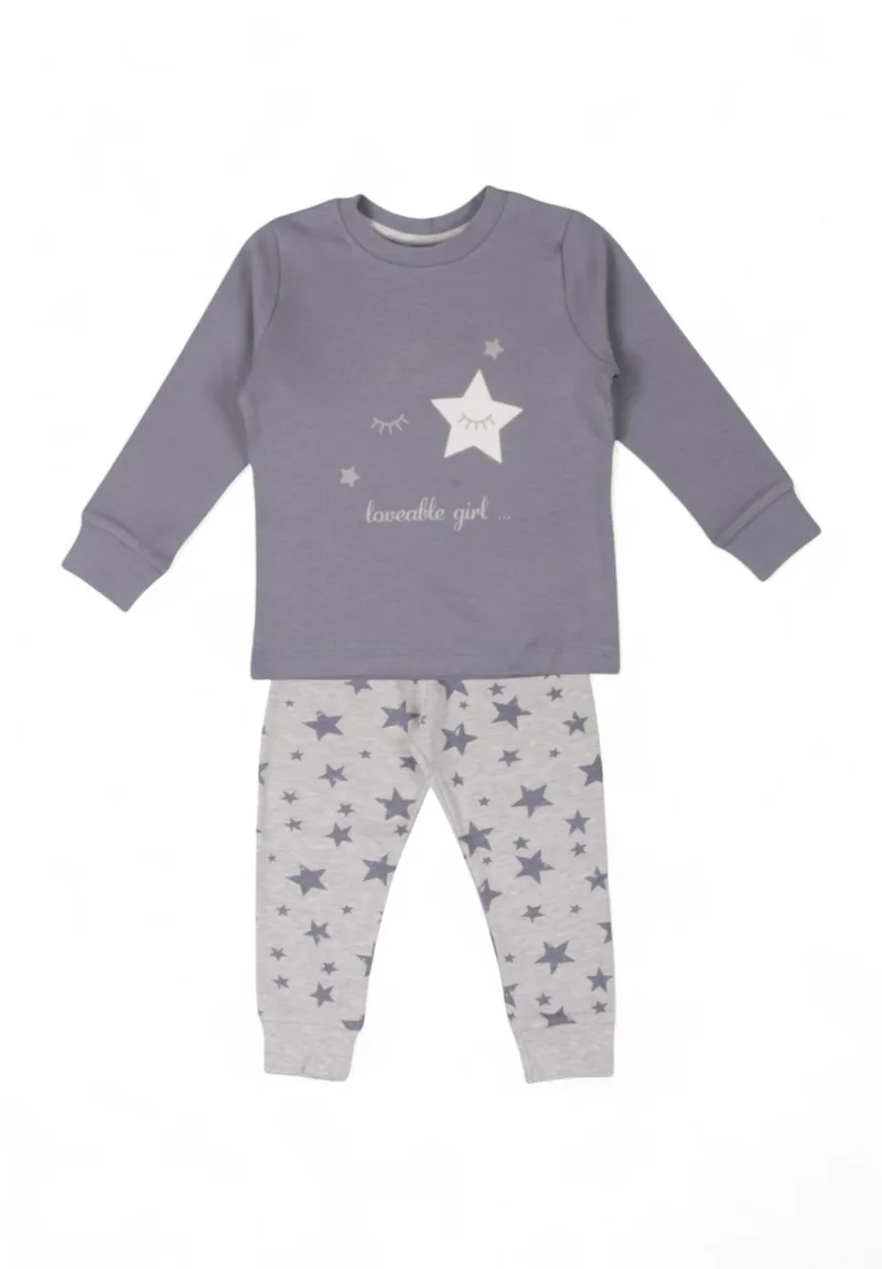 Πιτζάμα παιδική Biorganic Cotton Star Girl 59658