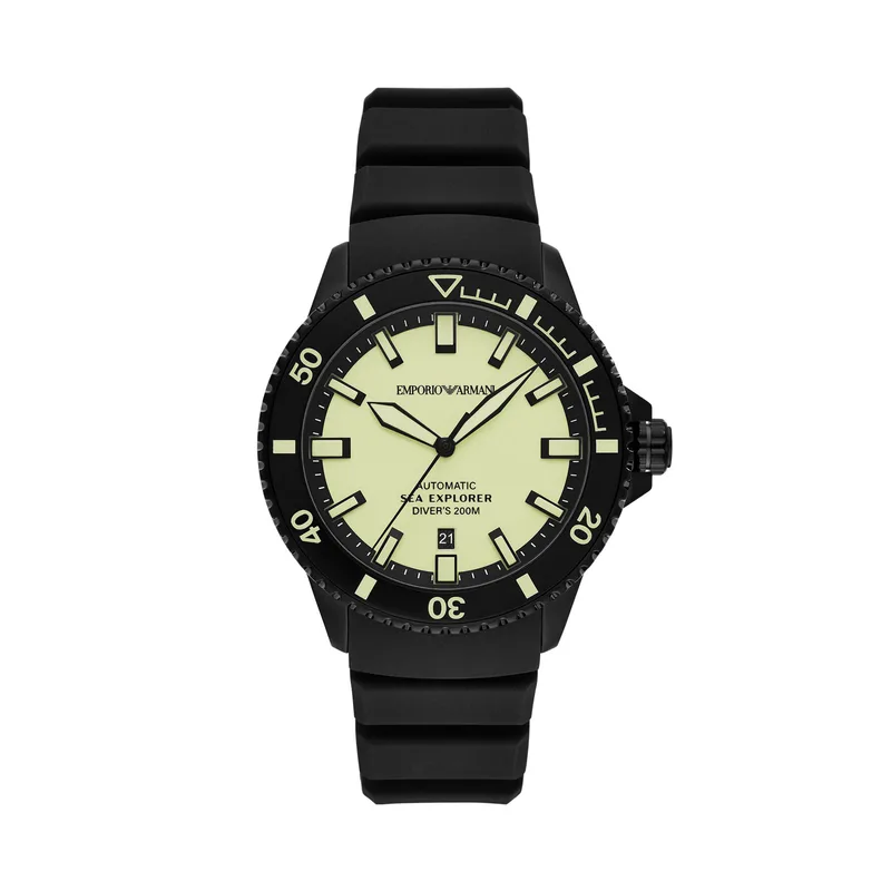 Ρολόι Emporio Armani Sea Explorer AR60085 Μαύρο