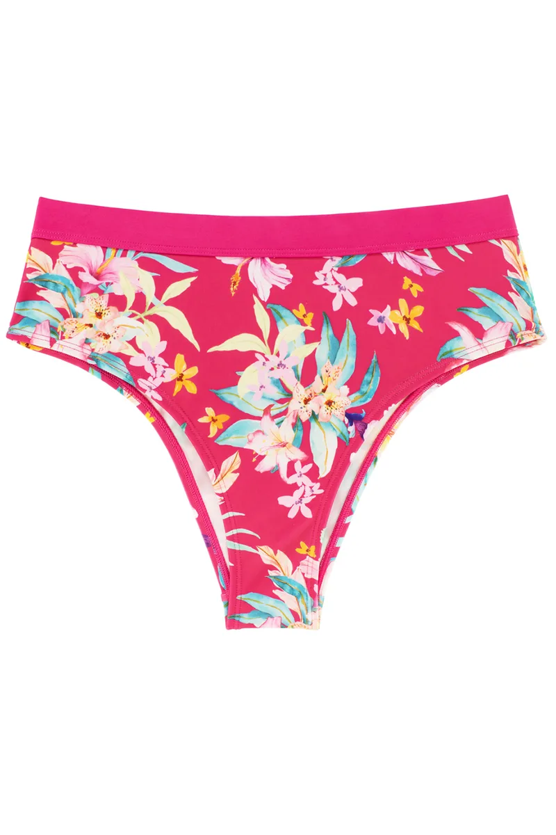 Dorina Γυναικείο μαγιό ψηλόμεσο bikini bottom high leg brief "Vanua Levu"-D0012752MI010-PK0067