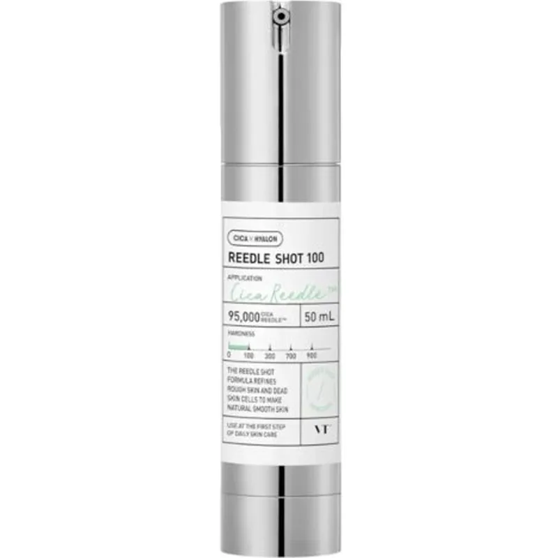 VT Cosmetics Cica Reedle Shot 100 Ενισχυτική Φόρμουλα Προσώπου με Τεχνολογία Μικρό-Βελονισμού για την Απομάκρυνση Νεκρών Κυττάρων & την Δημιουργία μιας Φυσικής Λείας Επιδερμίδας 50ml
