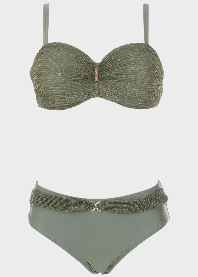 Bikini λούρεξ .Καλύπτει C Cup ΧΑΚΙ