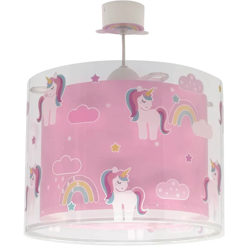 Παιδικό Φωτιστικό Οροφής Μονόφωτο Ango 41592 Unicorns