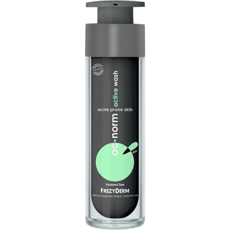 Frezyderm Ac-Norm Active Wash Καθαριστικό για Ακνεϊκές Επιδερμίδες 50ml