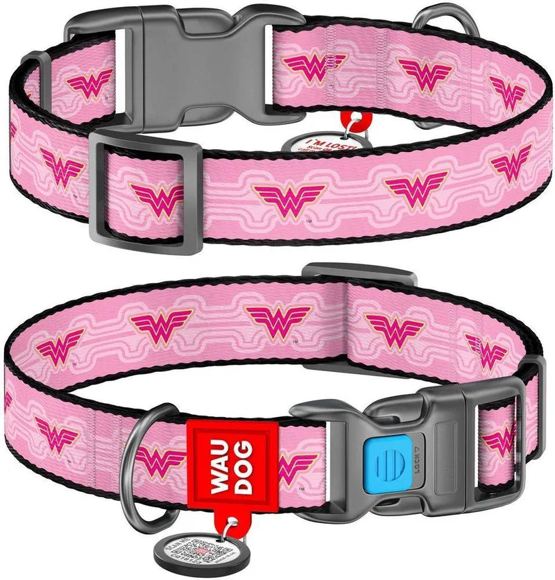 ΠΕΡΙΛΑΙΜΙΟ WAUDOG WONDER WOMAN 1 PLASTIC FASTEX (15MM / 23-35CM)