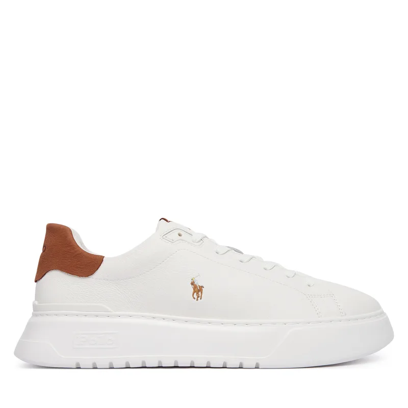 Αθλητικά Polo Ralph Lauren RLite Court Tumbled 809P07170001 Λευκό