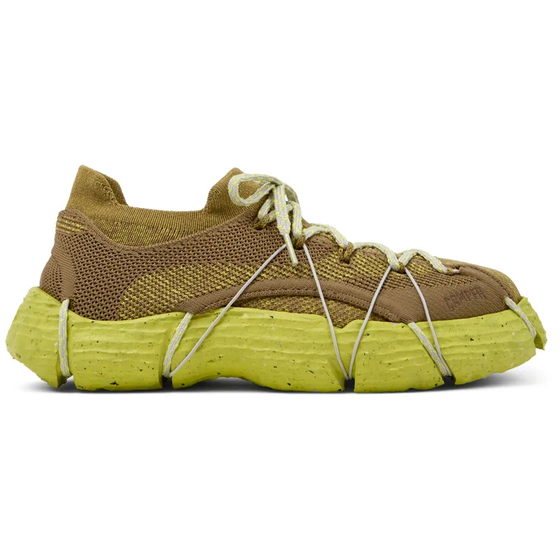 CAMPER Roku - Sneakers Για Ανδρικα - Καφέ,Κίτρινο, Μέγεθος 42, Cotton fabric