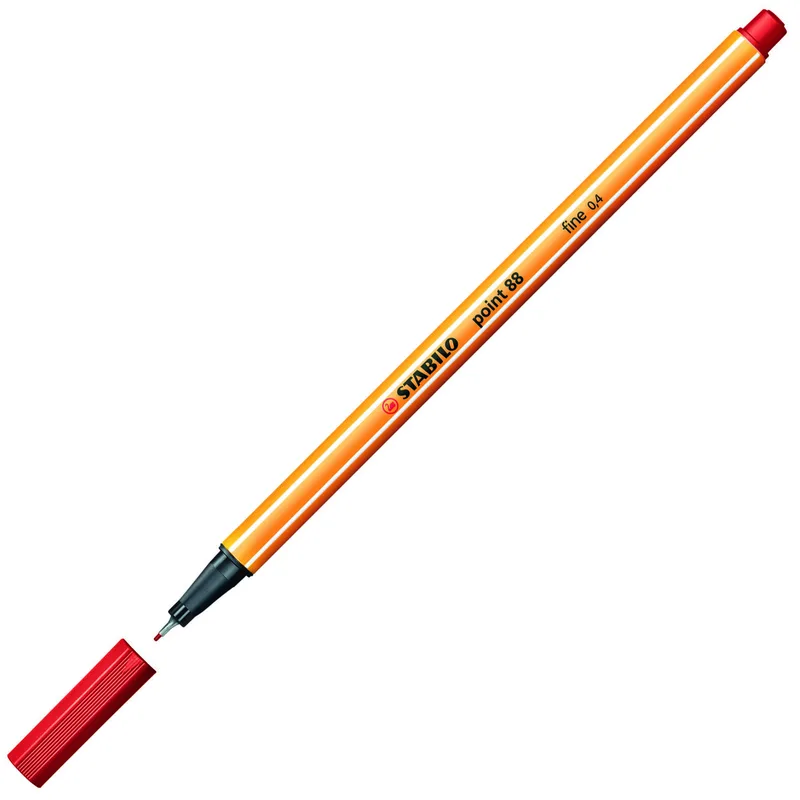 ΜΑΡΚΑΔΟΡΟΣ STABILO POINT 88/40 ΚΟΚΚΙΝΟ 0.4mm