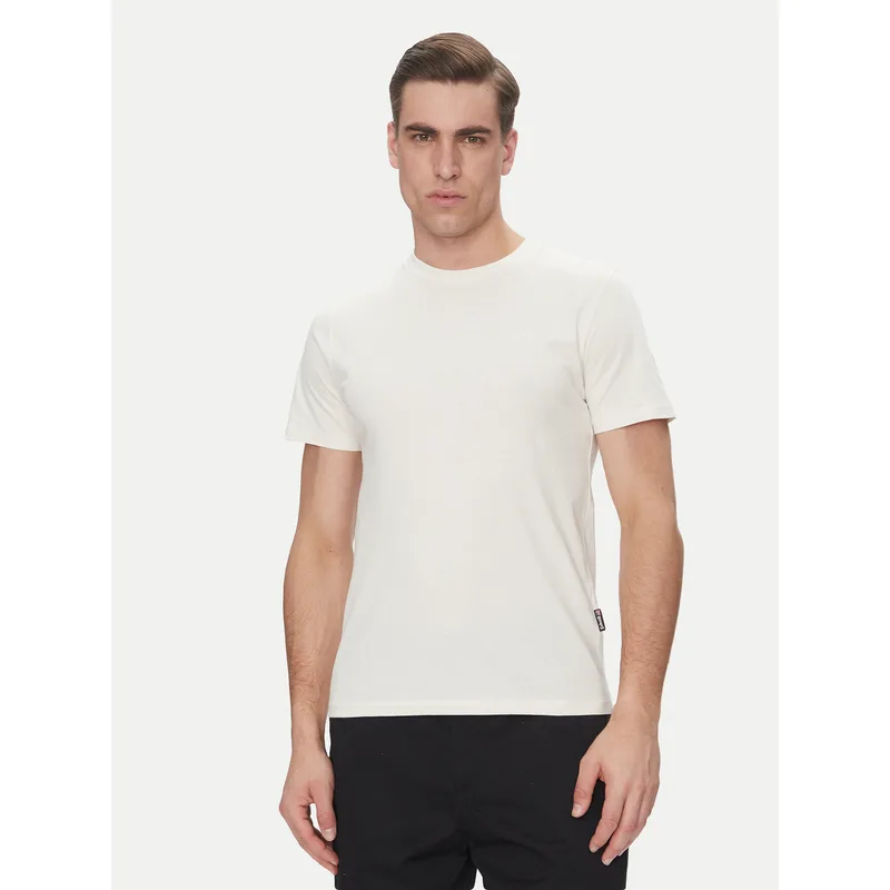 Schott NYC T-Shirt Tsstuarts Λευκό Standard Fit