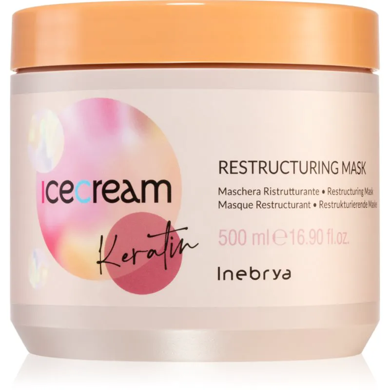 Inebrya Keratin αναζωογονητική μάσκα με κερατίνη 500 ml