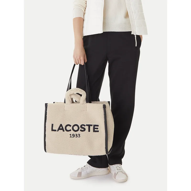 Τσάντα Lacoste NU5117HX Εκρού
