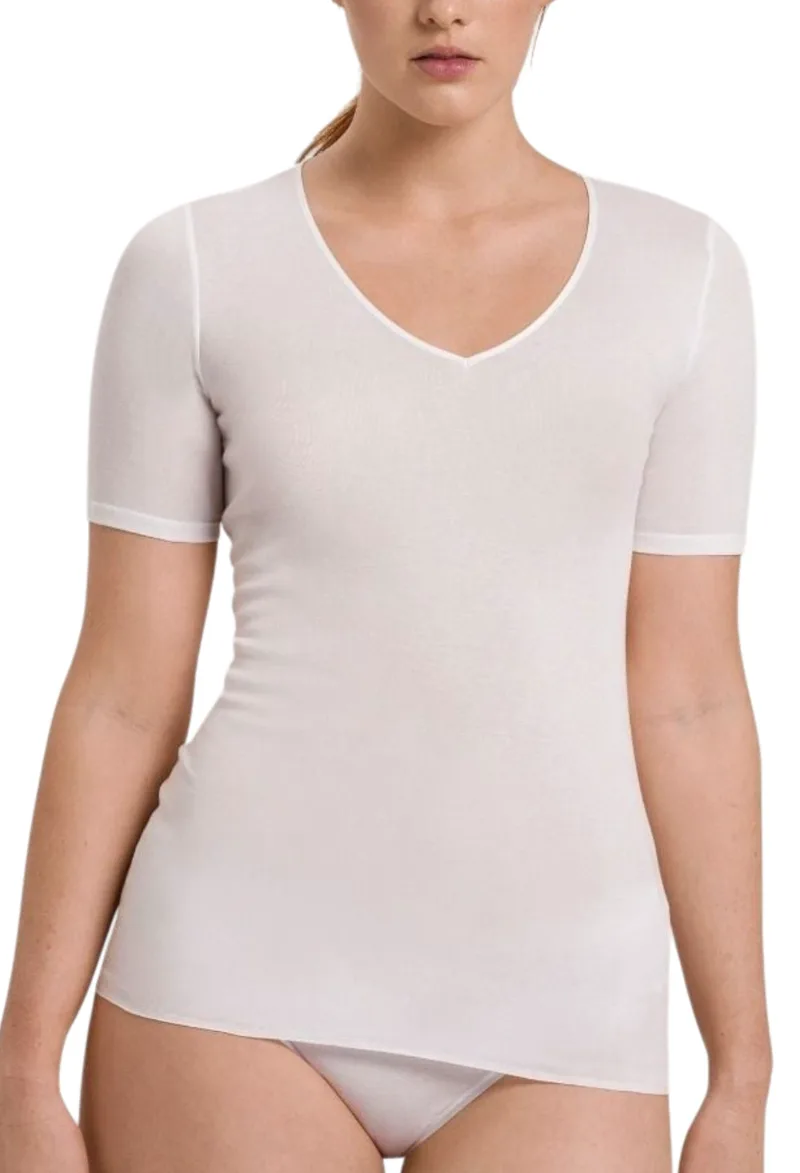 Φανελάκι Hanro Short Sleeve Shirt 071504-101 Γυναικείο