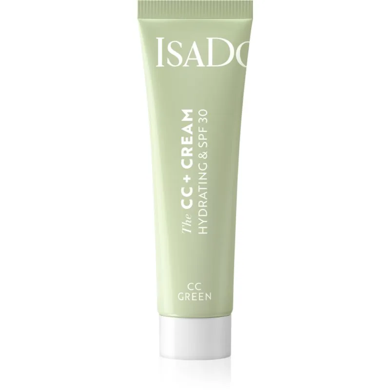 IsaDora CC + Cream ενυδατική CC κρέμα SPF 30 απόχρωση CC Green 30 ml