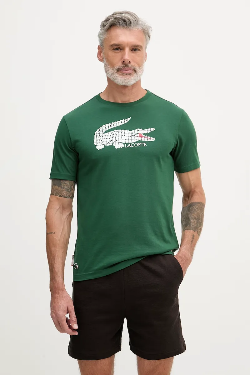 Lacoste t-shirt ανδρικό με βαμβάκι