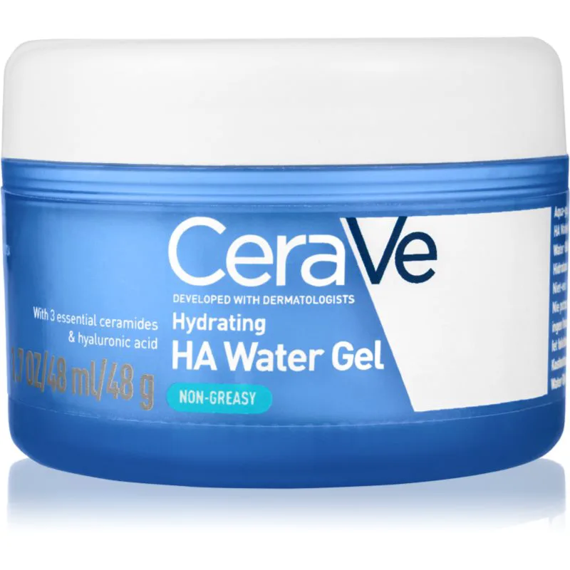 CeraVe Hydrating HA Water Gel ενυδατική κρέμα τζελ με κηραμίδια για όλους τους τύπους επιδερμίδας 48 γρ