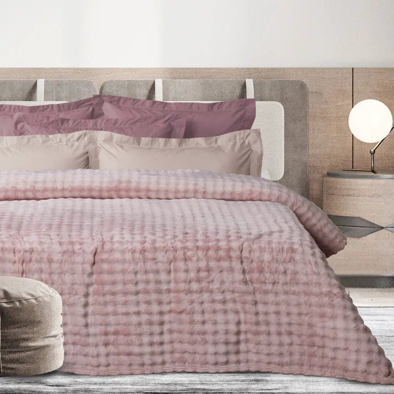 Κουβέρτα Fleece Μονή 160x220 Das Home 1372 Dusty Lilac