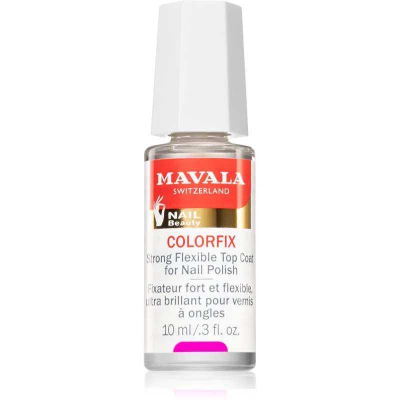 Mavala Nail Beauty Colorfix τοπ βερνίκι νυχιών για τέλεια προστασία και έντονη λάμψη 10 ml