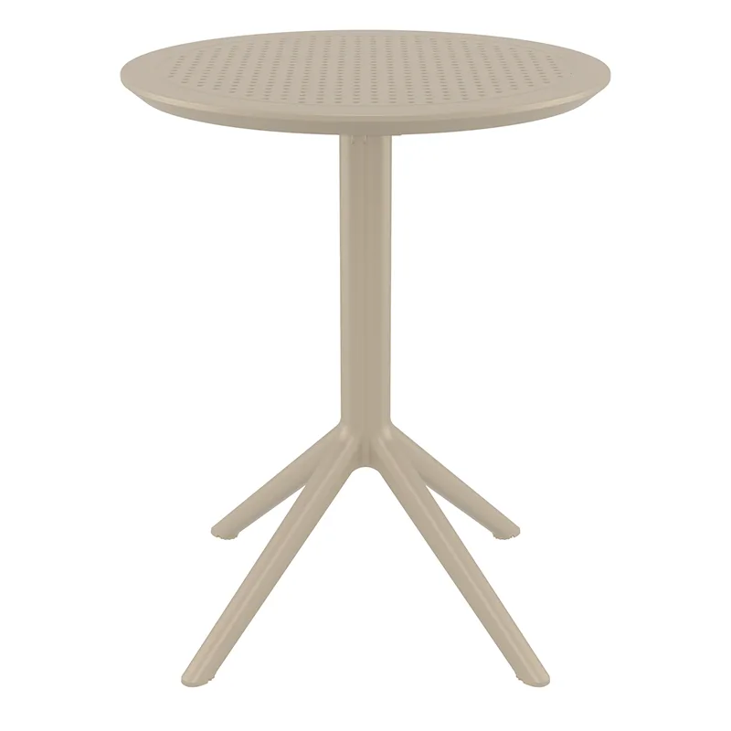 SKY TAUPE Φ60X74εκ. ΤΡΑΠΕΖΙ ΠΤΥΣ/ΝΟ ΠΟΛ/ΝΙΟΥ