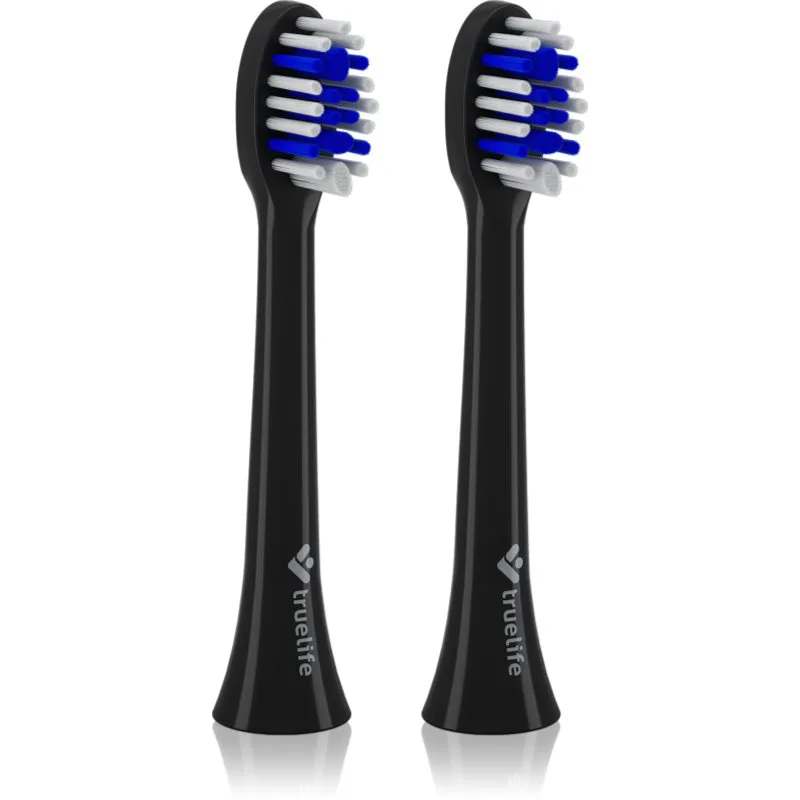 TrueLife SonicBrush Compact Heads Black Whiten ανταλλακτική κεφαλή για οδοντόβουρτσα TrueLife SonicBrush Compact / Duo 2 τμχ