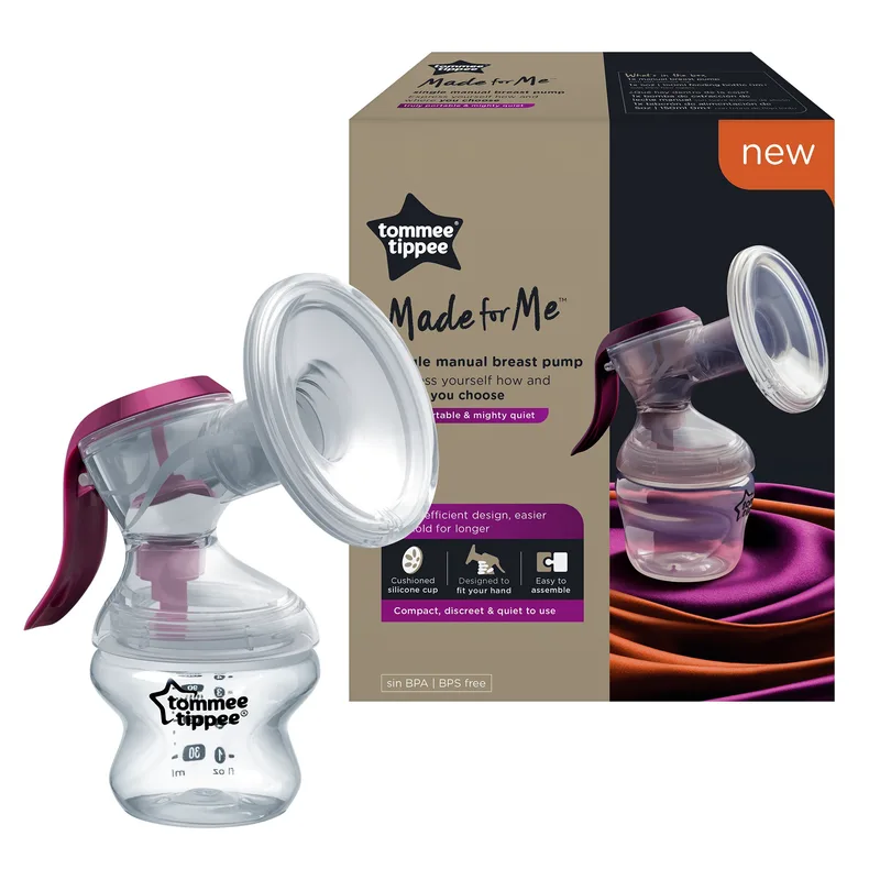 Tommee Tippee Closer to Nature Single Manual Breast Pump Κωδ 423627 Χειροκίνητο Θήλαστρο Μονό 1 Τεμάχιο