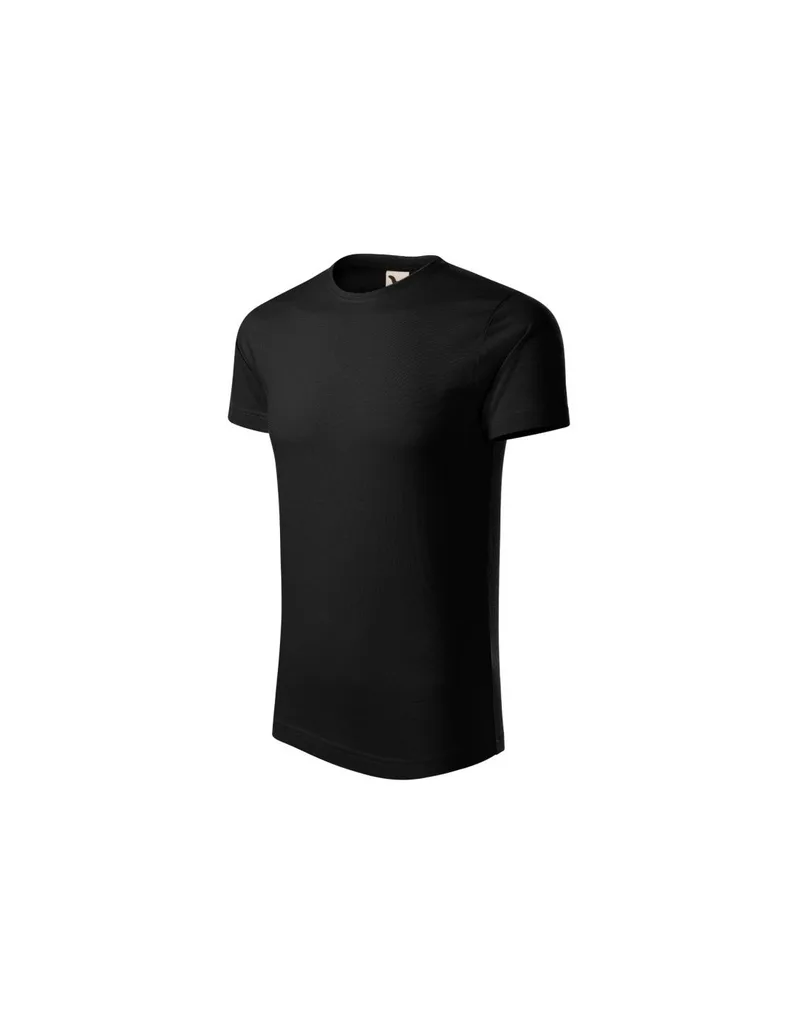 Malfini Ανδρικό Διαφημιστικό T-shirt Κοντομάνικο σε Μαύρο Χρώμα MLI-17101
