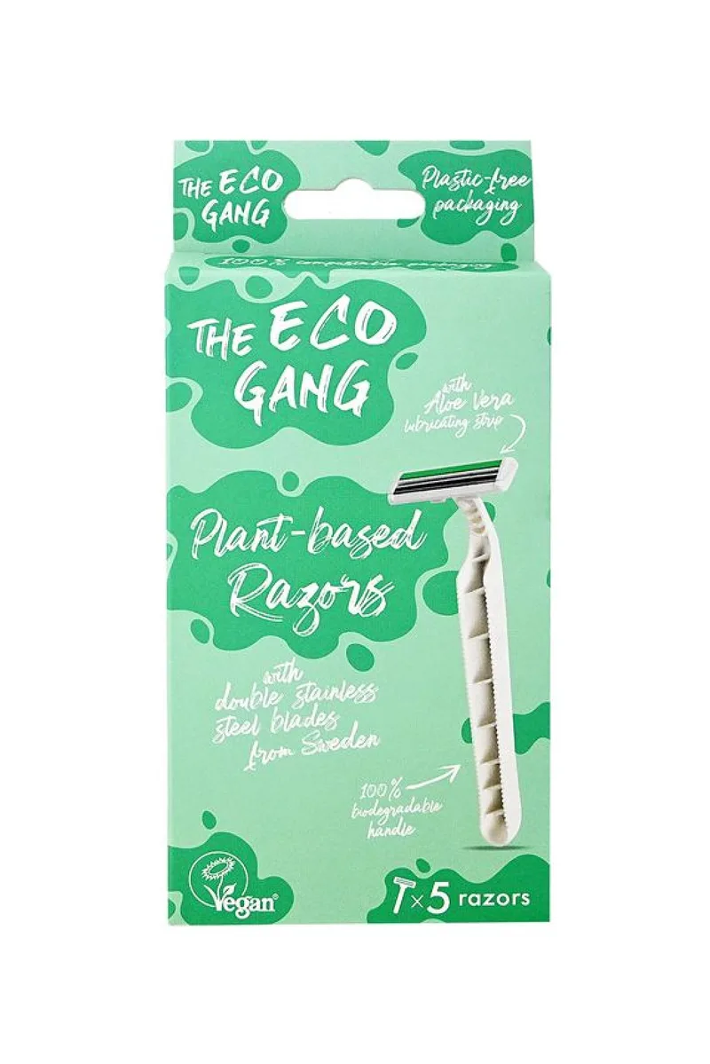 Ξυραφακια Φυτικης Βασης Σετ Των 5 The Eco Gang Μονόχρωμο