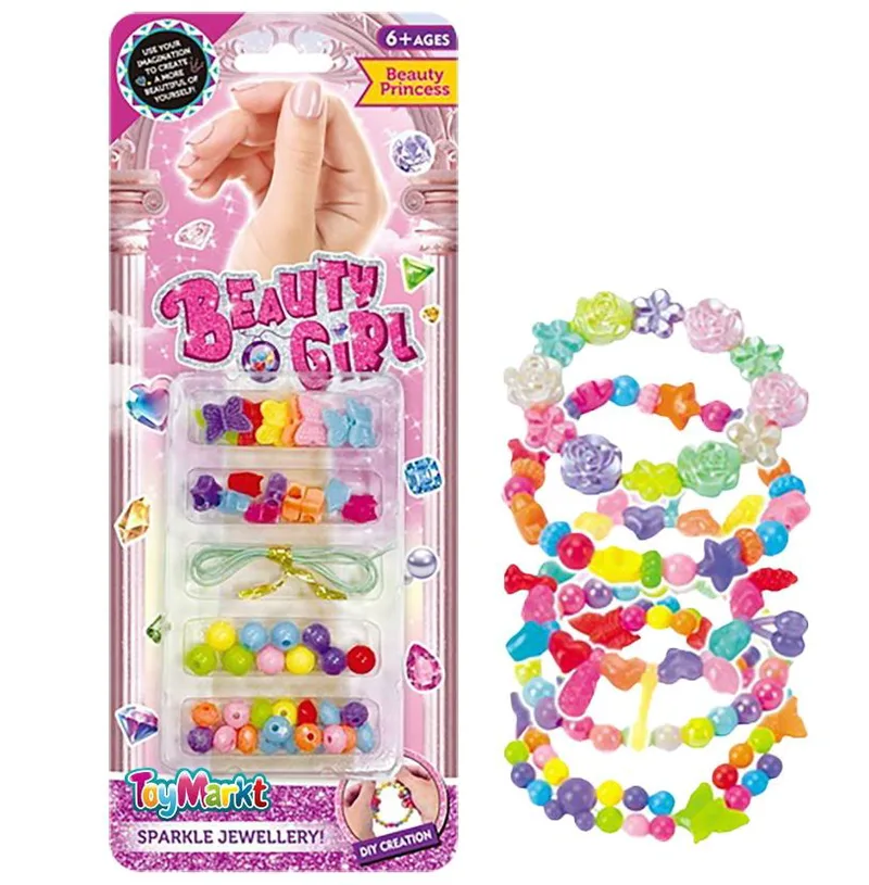 Χάντρες Σε Καρτέλα 10x24εκ.Toy Markt 77-1282 - Toy Markt - 77-1282